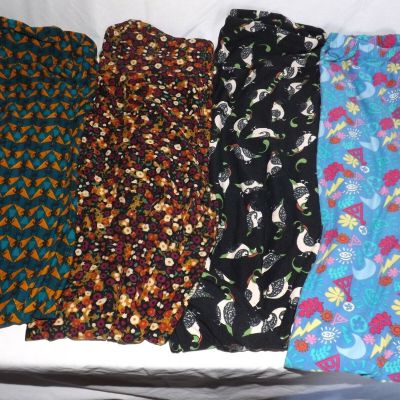 Lularoe Brand Leggings One Size (lot of 4)